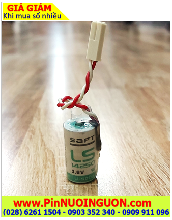Pin Saft LS14250 _Pin LS14250; Pin nuôi nguồn PLC Saft LS14250 lithium 3.6v 1/2AA 1200mAh _Xuất xứ Pháp